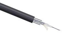 Кабель волоконно-оптический 9/125 одномод. 8 волокон loose tube бронир. стальн. лентой и стальн. проволоками для внешн. прокладки -40-+70град.C PE черн. Cabeus 10120c