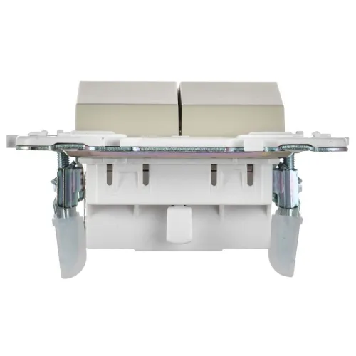 Выключатель 2-кл. SKANDY 10А SK-V04B беж. IEK SK-V20-0-10-K10 фото 4