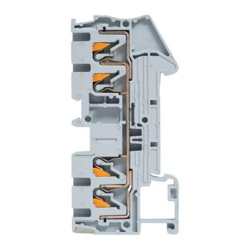 Колодка клеммная пружинная 2.5 Push-in 4 вывода сер. EKF PIT-2.5-4 фото 7