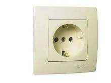 Розетка Lillium с заземл. Makel 32010028