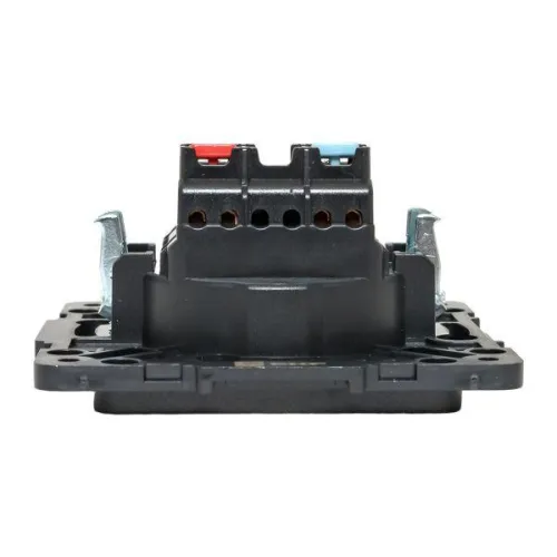 Розетка 1-м СП Стокгольм 10А IP20 без заземл. защ. шторки механизм черн. PROxima EKF EZR10-022-10 фото 7