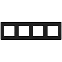 Рамка 4-м 12-5204-05 Классик антрацит Эра Б0067698
