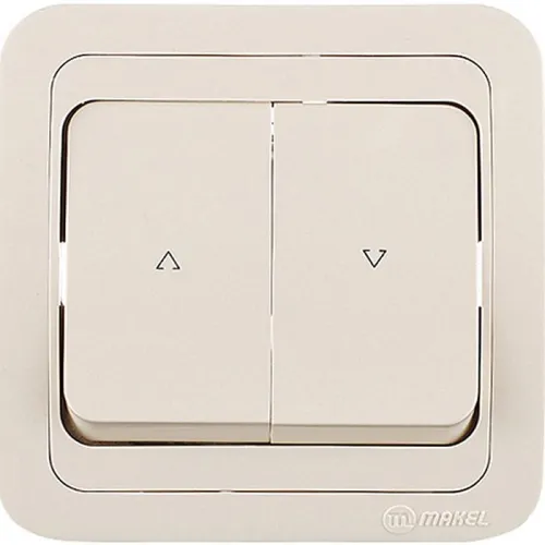 Кнопка управления жалюзи Mimoza кремов. Makel 25041
