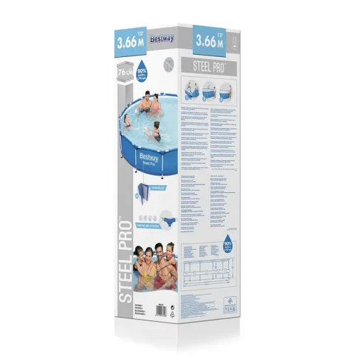 Бассейн каркасный Steel Pro 366х76см (56706) Bestway 6942138972498 фото 3