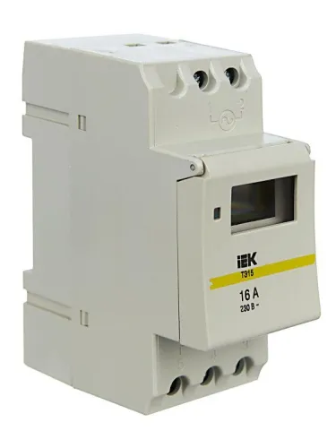 Таймер цифровой ТЭ15 16А 230В на DIN-рейку KARAT IEK MTA10-16 фото 2