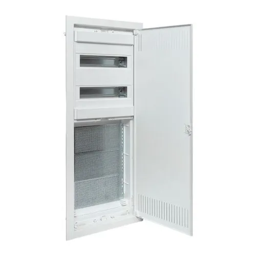 Щит комбинированный встраив. Nova 2 DIN-рейки + 3 монтаж. платы 5 габарит IP41 с метал. перфорированной дверью EKF nv-cb-pmd-2+3 фото 9