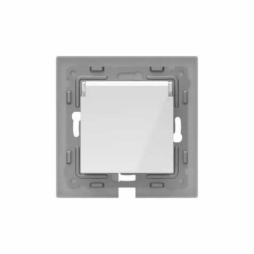 Розетка 1-м СП Pixel IP44 с заземл. с крышкой механизм бел. TOKOV ELECTRIC TKE-PX-R1ZSW1-C01-IP44 фото 3