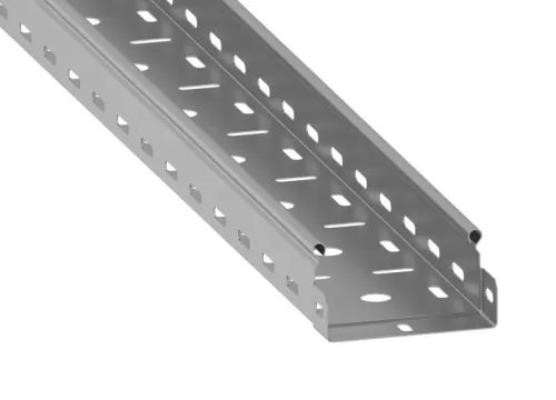 Лоток листовой перфорир. 300х50 L3000 сталь 1мм оцинк. ASD-electric STP.3005.3010