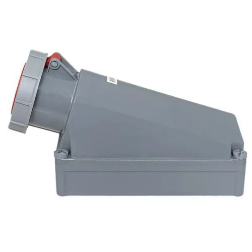 Розетка стационарная наружная 1442 3Р+РЕ 125А 380В IP67 PROxima EKF ps-1442-125-380 фото 6