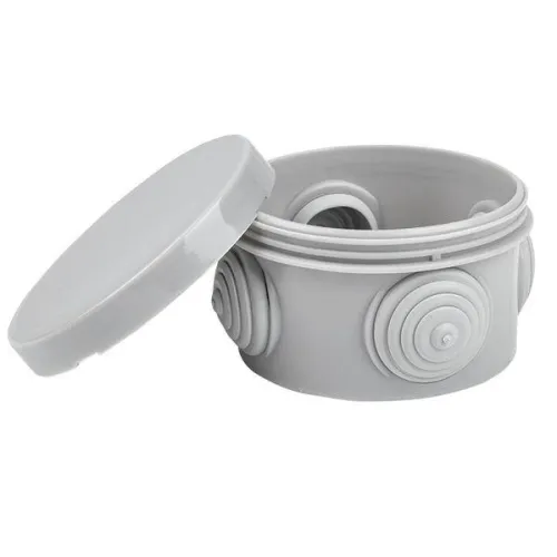 Коробка распаячная КМР-040-039 наружная с крышкой 85х40 4 мембранных ввода IP54 розн. стикер PROxima EKF plc-kmr-040-039-r фото 2