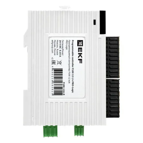 Контроллер программируемый F100 12 в/в PRO-Logic (с поверкой) EKF F100-12A-R-V фото 6