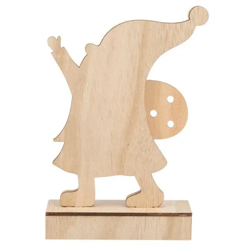 Фигура деревянная "Дед Мороз" 18см 5LED тепл. бел. 0.1Вт IP20 с подсветкой Neon-Night 504-016 фото 8