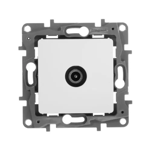 Розетка телевизионная оконечная TV СП Etika 5дБ 5-862МГц механизм бел. IEK 672265 фото 4