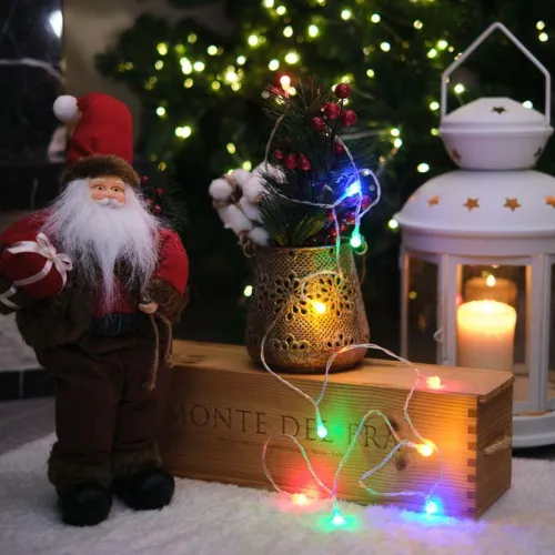 Гирлянда светодиодная "Шарики" 1.5м 10LED мультиколор 0.1Вт IP20 провод ПВХ прозр. элементы питания 2хAA (не в компл.) Neon-Night 303-092 фото 9