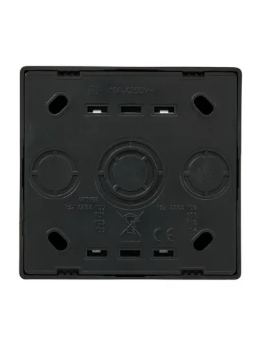 Выключатель 1-кл. ОП LETO черн. бархат LEZARD 752-4200-100 фото 4