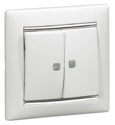 Рамка 1-м Valena бел./сереб. Leg 770491 фото 13