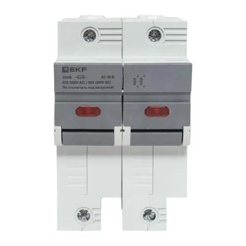 Предохранитель-разъединитель DF 22х58 2п (тип ПВЦ) EKF df222-e фото 8