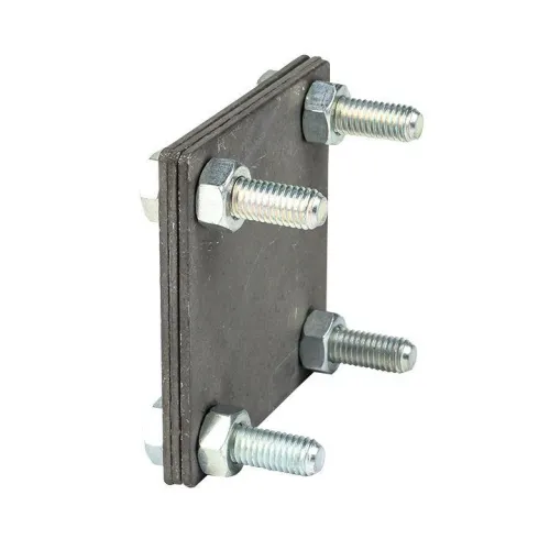 Зажим полоса 40 - полоса 40 (3 пластины 70х70мм) HZ PROxima EKF lp-g3105 фото 3