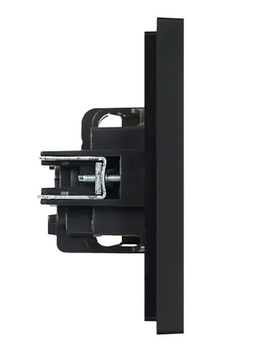 Розетка СП FORTE&PIANO FP116 16А с заземл. без защ. шторок винт. крепл. черн. IEK FP-R11-16-K02 фото 4