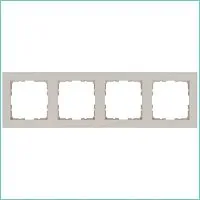 Рамка 4-м G-Classic тауп Jasmart G1004T