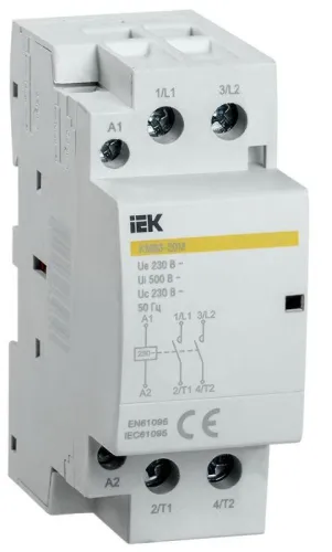 Контактор модульный КМ63-20М AC KARAT IEK MKK11-63-20