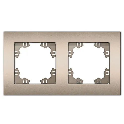 Рамка 2-м Афина универс. шампань Universal A0044-Br