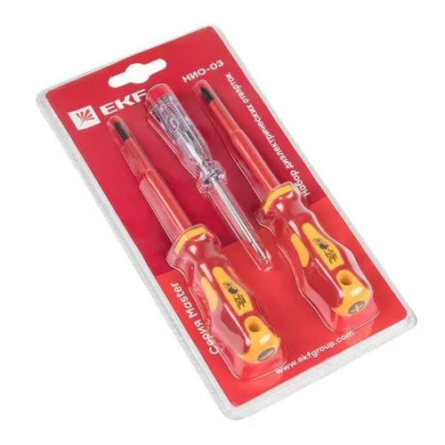 Набор диэлектрических отверток НИО-03 Master EKF ndo-03 фото 2