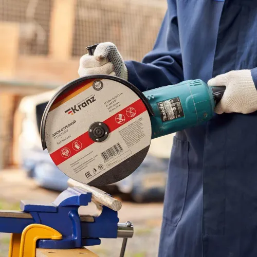 Диск отрезной по металлу 230х1.8х22.23мм Kranz KR-90-0943 фото 3