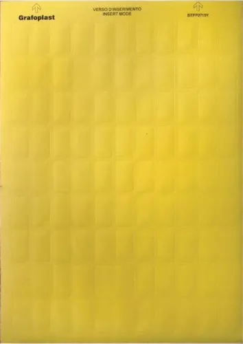 Табличка маркировочная 9х12 желт. (уп.2860шт) DKC SITFP0912Y