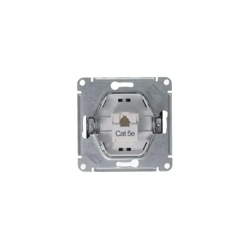 Розетка компьютерная 1-м Glossa RJ45 кат.5E механизм антрацит SE GSL000781K фото 8