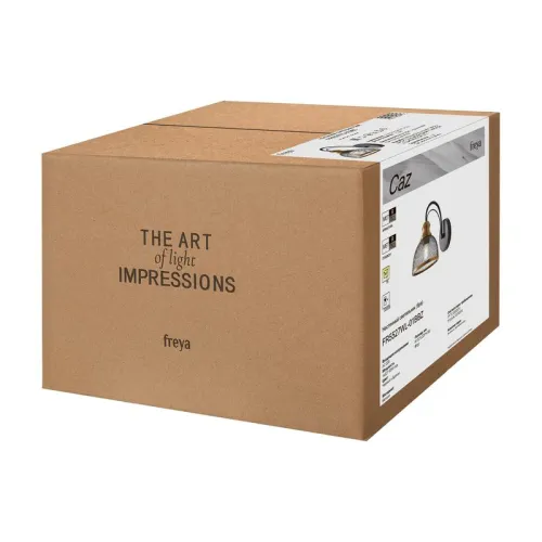 Светильник Caz 1х60Вт E27 IP20 бра настен. Freya FR5527WL-01BBZ фото 8