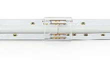 Соединитель жесткий пластиковый прозр. для ленты COB RGB 12мм лента-лента (уп.5шт) VARTON V4-R0-00.COB-RGB0.0001