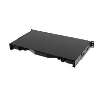 Полка оптическая выдвижная 1U с адатерами 12 х duplex LC OS2 в комплекте с лицевой панелью пигтейлами сплайс-кассет(ой/ами) и гильзами КДЗС DKC RNFP9DLCU12