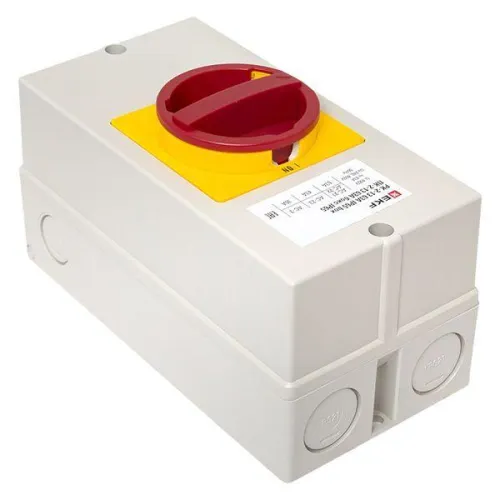 Переключатель кулачковый ПК-2-13 63А 3п "ВКЛ-ВЫКЛ" с блокировкой в боксе IP65 PROxima EKF pk-2k-13-63-a65 фото 3