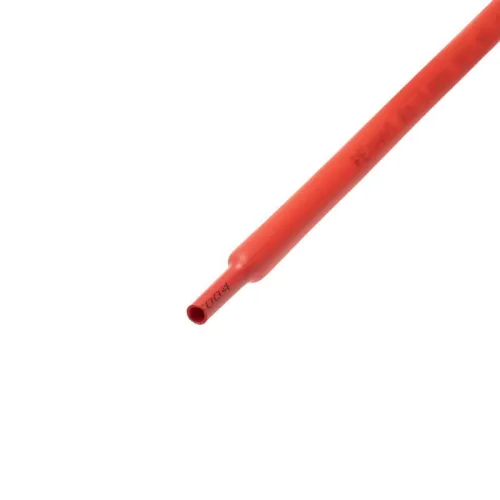 Трубка термоусадочная ТУТ нг 6.0/3.0 красн. 1м Rexant 20-6004 фото 2