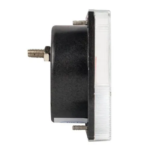 Амперметр аналоговый AM-A801 на панель 80х80 кругл. вырез 600А трансф. подкл. EKF am-a801-600/ama-801-600 фото 2