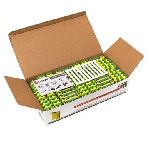 Колодка клеммная ЕК-16/80 JXB земля EKF plc-ek-16/80 фото 2