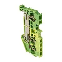 Колодка клеммная ST-2.5 3 вывода земля пружинная EKF plc-jxb-st-2.5-3-pen