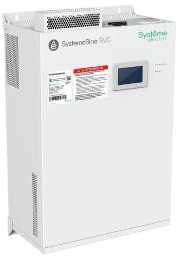 Генератор реактивной мощности статический 100квар 400В IP20 навесн. модуль ЖК SE SVGM100W4D20