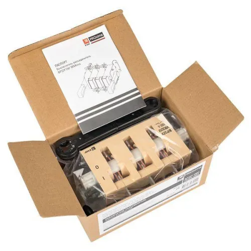 Выключатель-разъединитель ВР32У-31А31220 100А 1 напр. с дугогасит. камерами несъемная лев./прав. рукоятка MAXima EKF uvr32-31a31220 фото 5