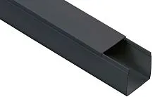 Кабель-канал 60х60 L2000 пластик ЭЛЕКОР черн. IEK EL-KK10-060-060-1-K02