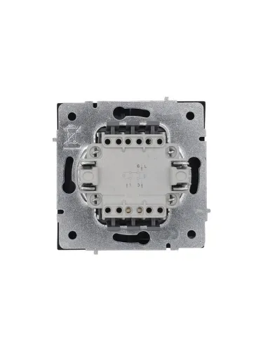 Выключатель 2-кл. с индик. СП ZIMA IP20 10А безвинт. зажим черн. бархат LEZARD 704-4288-112QC фото 3