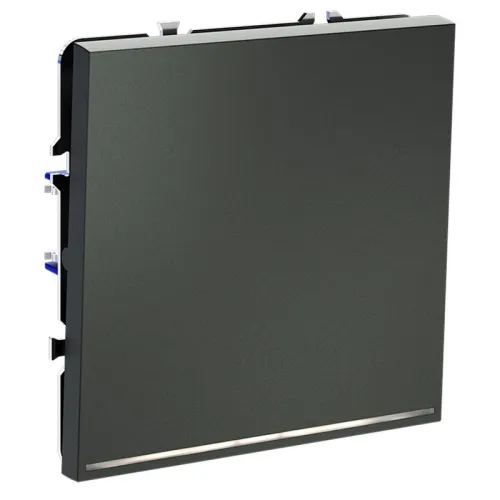 Выключатель 1-кл СП S70 10А с подсветкой механизм титан Voltum VLS010206 фото 4