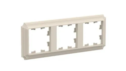 Рамка 3-пост. AtlasDesign Antique универс. беж. SE ATN100203 фото 2