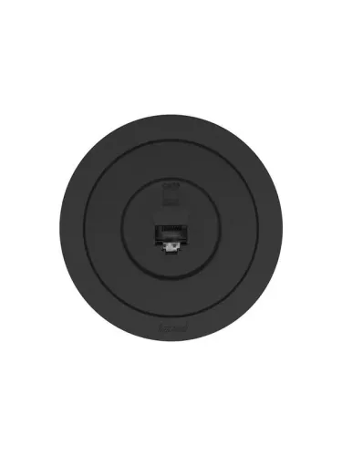 Розетка компьютерная СП OSEN RJ45 кат.6 механизм черн. бархат LEZARD 743-4288-140 фото 4