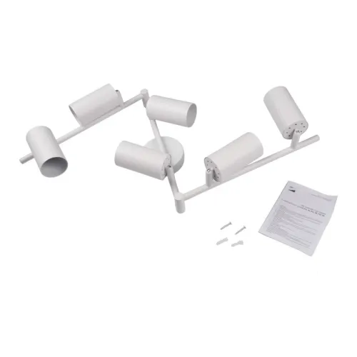 Светильник PCL-0606 6xGU10 IP20 230В WH настен./потолочн. декор. под лампу JazzWay 5066786 фото 2