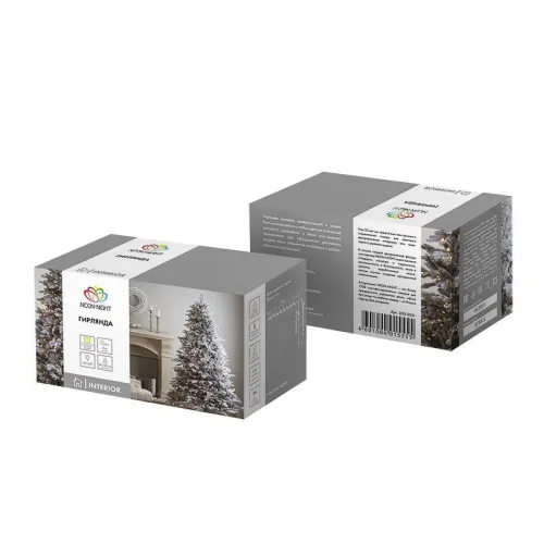 Гирлянда светодиодная универсальная 20м 200LED тепл. бел. 16Вт IP20 с контроллером Neon-Night 304-116 фото 5