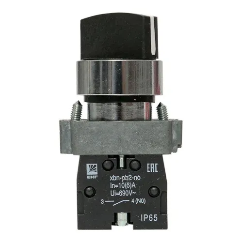 Переключатель BD21 2P короткая ручка NO IP65 PROxima EKF xb2-bd21-65 фото 4