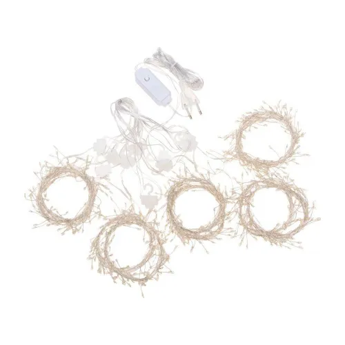 Гирлянда светодиодный занавес из росы "Фейерверк" 3х3м 900 LED IP20 230В тепл. бел. Neon-Night 315-866 фото 5