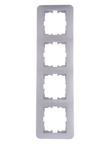 Рамка 4-м Karina Life горизонт. жемчуж./бел. перламутр LEZARD 708-3000-149